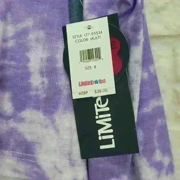 Limited Too 2 pieces Set Girls Sweatshirt Blue jeans Sz 8 - Picture 8 of 10